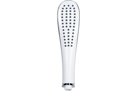 Душевая лейка овальная Hand Shower 1 режим 24,6х6,3см белая