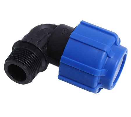 Отвод с наружной резьбой 25мм 3/4"