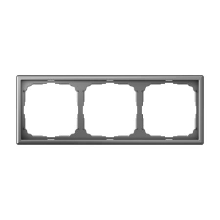 Рамка Systeme Electric ARTGALLERY 3 поста, цвет сталь, арт. GAL000903
