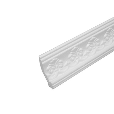 Плинтус потолочный  C116/70 Белый 60х32мм 2000