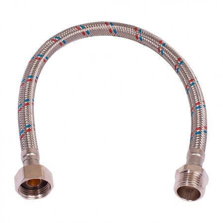 Гибкая подводка ELKA для воды 50см 1/2"х1/2" ПВХ гайка-болт