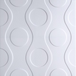 Потолок клеевой  SOLID  С2073 Белый 500х500х3