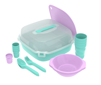 Набор для пикника 23 предмета Альт-Пластик 30см цвет мультиколор