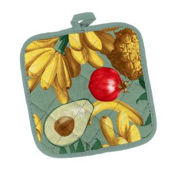 Прихватка Много фруктов 18х18 см 1шт мультиколор