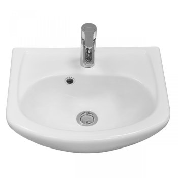 Раковина Santek Азов фарфор 450мм полукруглая цвет белый