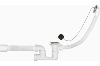 Сифон MasterProf для ванны 40/50 мм 500 мм с переливом