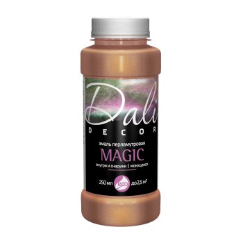 Эмаль акриловая декоративная DECOR Magic Dali бронза 0,25 л