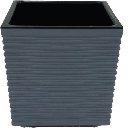 Кашпо с вкладышем Стиль 3л светло-серый