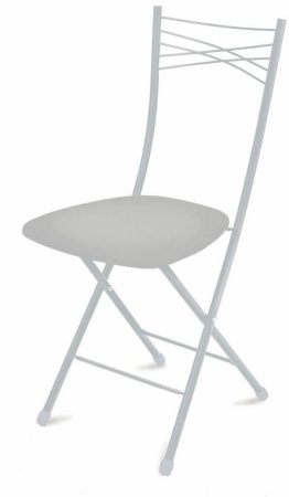 Стул ССН1/12 светло-серый, форма квадрат 40х39,5х89 см