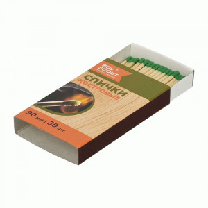 Спички костровые BOYSCOUT 90мм 30шт