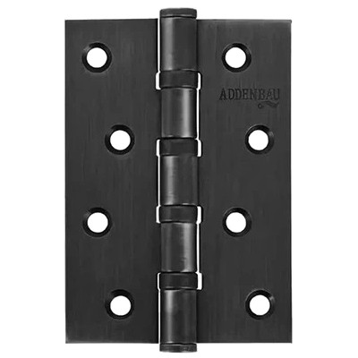 Петля дверная универсальная, цвет черный никель, Adden Bau