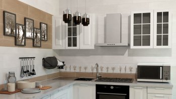 Плитка настенная Фореста, бежевый 60х20х0,8 см