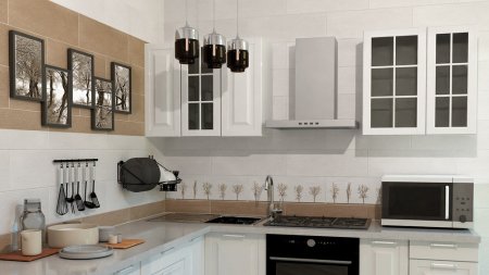 Плитка настенная Фореста, бежевый 60х20х0,8 см