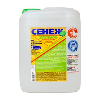Антисептик Сенеж ЭкоБио биозащитный бесцветный 5 кг