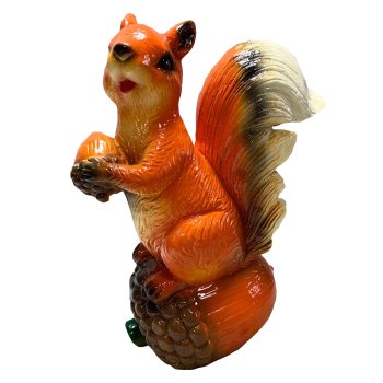 Садовая фигура Белка на орехе 32 см