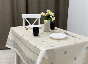 Клеенка в рулонах ПВХ La Perla серебро 1,4х20м