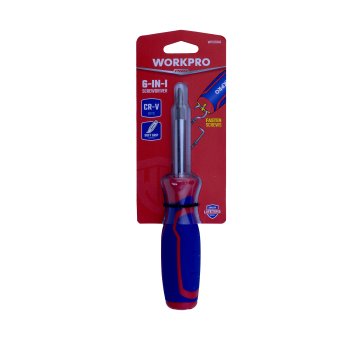 Отвертка комбинированная WORKPRO PH/SL 78 мм 2 шт