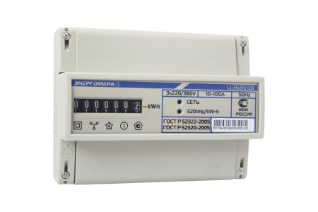 Счетчик электроэнергии трехфазный Энергомера ЦЭ 6803В Р31 10А - 100А