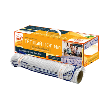 Теплый пол "Теплый пол №1" ТСП двухжильный мат 5м2 800Вт Теплый пол "Теплый пол №1" ТСП двухжильный мат 5м2 800Вт