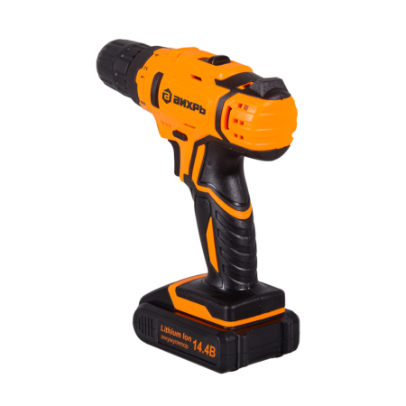 Дрель-шуруповерт аккумуляторная Вихрь ДА-14,4Л-2К Li-lon 14,4В 2x2Ач 26Нм