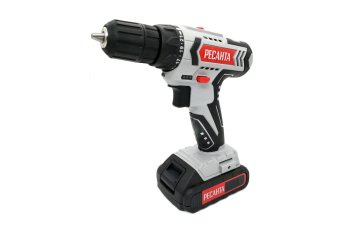 Дрель-шуруповерт аккумуляторная РЕСАНТА ДА-18-2ЛК Li-lon 18В 2x2Ач 50Нм
