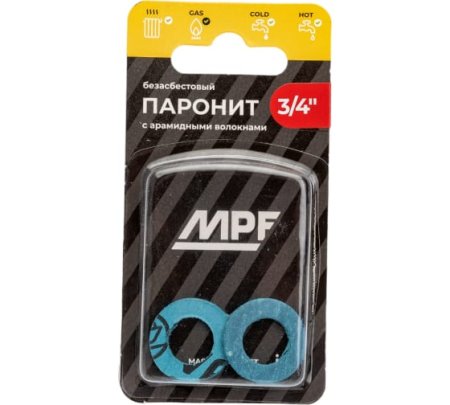 Прокладка прокладка уплотнительная MasterProf 3/4" 2шт
