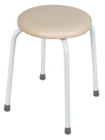 Табурет Т270 ваниль, форма круг 30х30х47 см