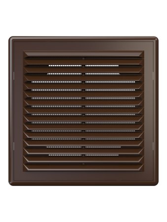 Решетка  Р 15 х 15 см коричневая