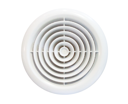 Решетка  DK Ø12,5см 16,4 х 16,4 см белая