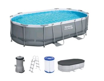 Бассейн каркасный Bestway Steel Pro Max 488х305х107см 10949л