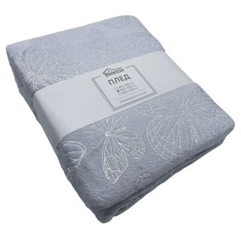 Плед Belezza Butterfly 200х180см микрофибра двуспальный Плед Belezza Butterfly 200х180см микрофибра двуспальный