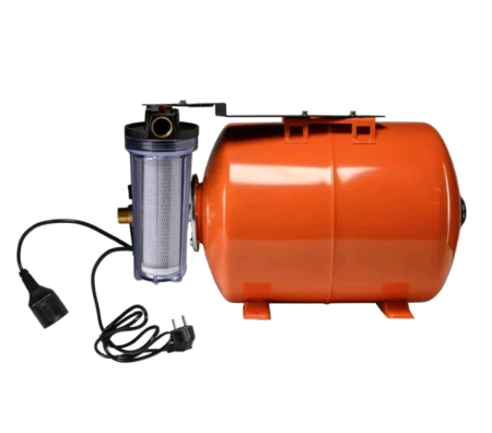 Комплект автоматизации на баке Вихрь гидроаккумуляторный 50л 1" оранжевый