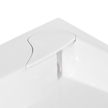 Раковина Marko Твистер литьевой мрамор 600мм квадратная цвет белый