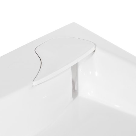 Раковина Marko Твистер литьевой мрамор 600мм квадратная цвет белый