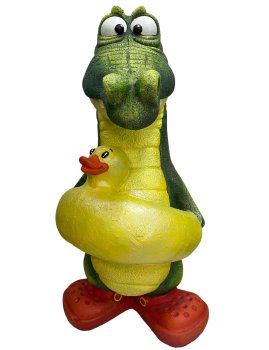 Садовая фигура Крокодил Тосик 54 см