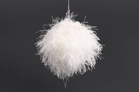 Шар 8 см цвет белый