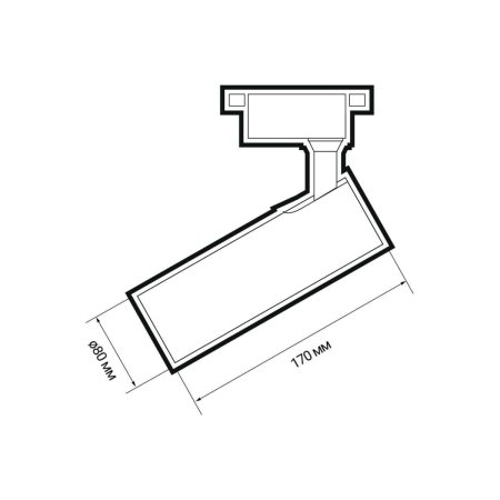 Прожектор светодиодный направленного света Jazzway PTR 0620 20Вт 1800Лм 4000К 24° белый