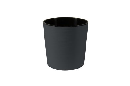 Кашпо с вкладышем Вега 17,2л Ø30см антрацит