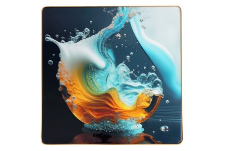 Картина с эпоксидной смолой Абстракция 40х 40см Картина с эпоксидной смолой Абстракция 40х 40см