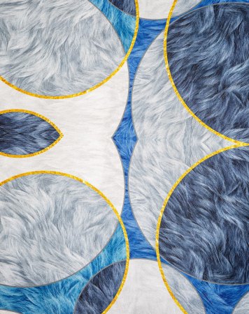 Дорожка против скольжения Круг 80см серый