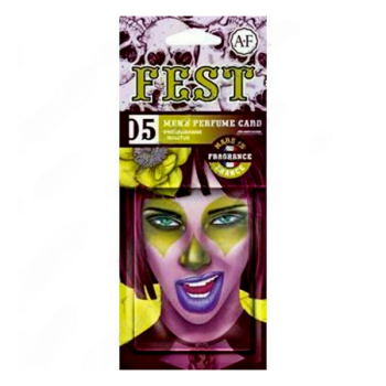 Ароматизатор подвесной картонный Aura fresh Fest №5 Paco Rabanne Invictus