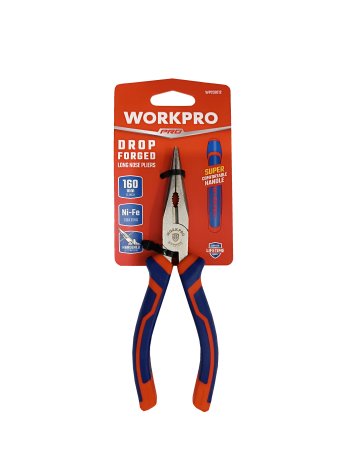 Длинногубцы 160мм двухкомпонентные рукоятки Ni-Fe