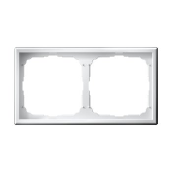 Рамка Systeme Electric ARTGALLERY 2 поста, цвет белый, арт. GAL000102