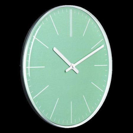 Часы настенные  Классика Ø30см цвет мятный