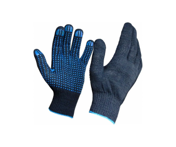 Перчатки х/б ПВХ покрытие черный