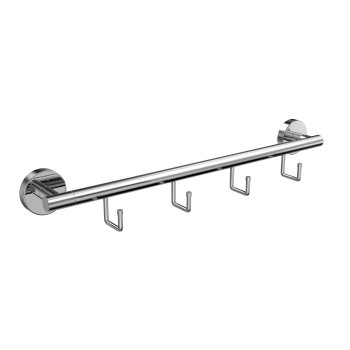 Планка с 4 крючками EXPERT цвет хром