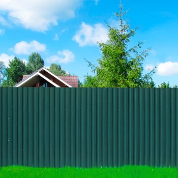 Профнастил С10 зеленый мох RAL6005 2000х1150х0,40 мм