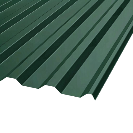 Профнастил С10 зеленый мох RAL6005 2000х1150х0,40 мм