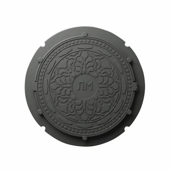 Люк канализационный тип ЛМ 725/565/45/20 мм черный