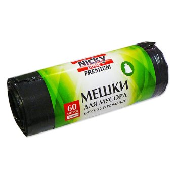 Пакеты для мусора Antella суперпрочные 60л 10шт 28мкм